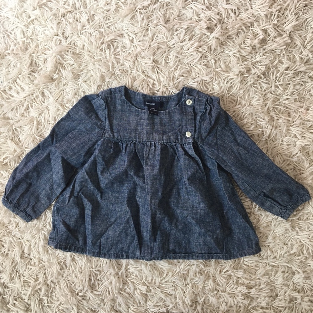 Baby Gap chambray top, 18-24 mos